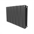 Радиатор биметаллический секционный Royal Thermo PianoForte Noir Sable 500 - 12 секции (RTPFNS50012)